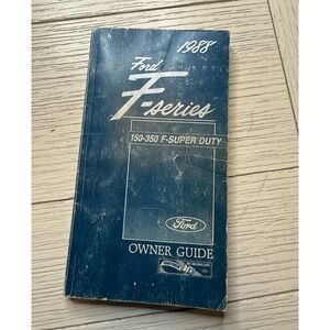 1988 Ford Truck‎ Owners Manual User Guide Reference Operator Book